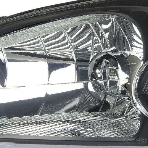 HID Combo 01-03 Honda Civic 2D / 4D Crystal Replacement Headlights - Black 4 HID Combo 01-03 Honda Civic 2D / 4D Crystal Replacement Headlights - Black - Image 4