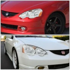 HID Combo 02-04 Acura RSX JDM Style Crystal Headlights - Chrome -High-Efficiency Car Light Store hid xenon 02 04 acura rsx jdm style crystsal headlights chrome 156