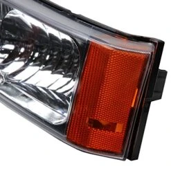 HID Combo 03-06 Chevy Silverado / Avalanche Euro Crystal Headlights - Black -High-Efficiency Car Light Store hid xenon 03 06 chevy silverado avalanche euro crystal headlights black 241