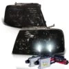 HID Combo 2004-2008 Ford F150 / Lincoln Mark LT Euro Style Crystal Headlights - Smoked
