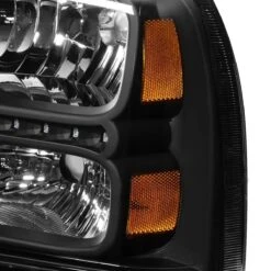 HID Combo 05-07 Ford F250 F350 Super Duty LED Crystal Headlights - Black -High-Efficiency Car Light Store hid xenon 05 07 ford f250 f350 super duty led crystal headlights black 158