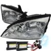 HID Combo 05-07 Ford Focus Replacement Crystal Headlights - Chrome