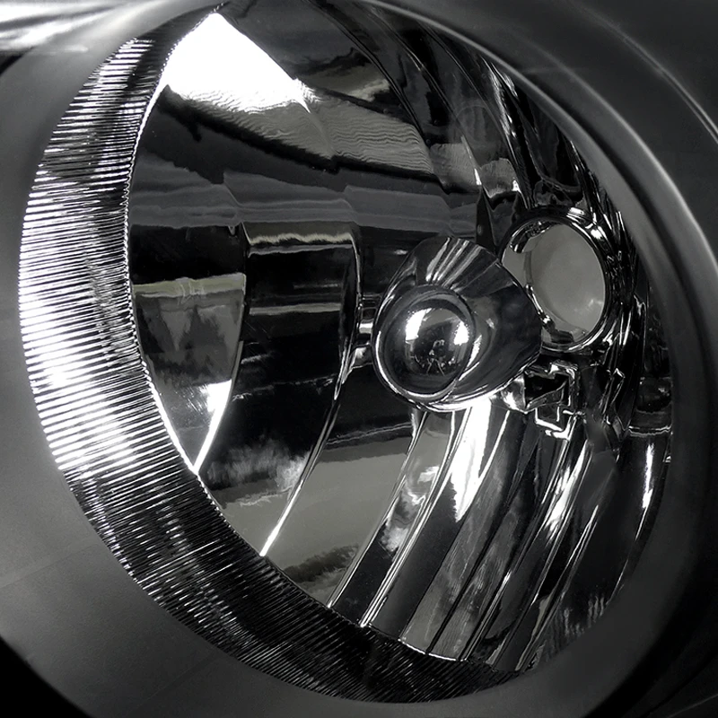 HID Combo 06-08 Dodge Ram 1500 2500 3500 Crystal Headlights - Black 4 HID Combo 06-08 Dodge Ram 1500 2500 3500 Crystal Headlights - Black - Image 4