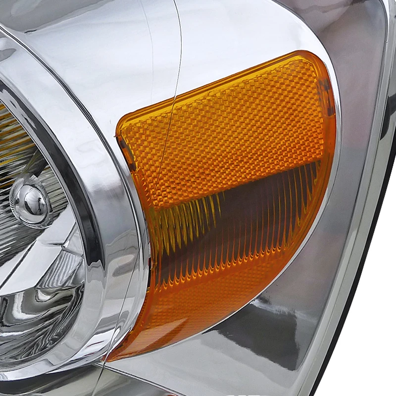 HID Combo 06-08 Dodge Ram 1500 2500 3500 Crystal Headlights - Chrome 4 HID Combo 06-08 Dodge Ram 1500 2500 3500 Crystal Headlights - Chrome - Image 4