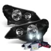 HID Combo 07-10 Chrysler Sebring OEM Replacement Crystal Headlights - Black