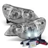 HID Combo 07-10 Chrysler Sebring OEM Replacement Crystal Headlights - Chrome