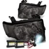 HID Combo 08-12 Ford Escape OE-Style Euro Headlights - Smoked Clear
