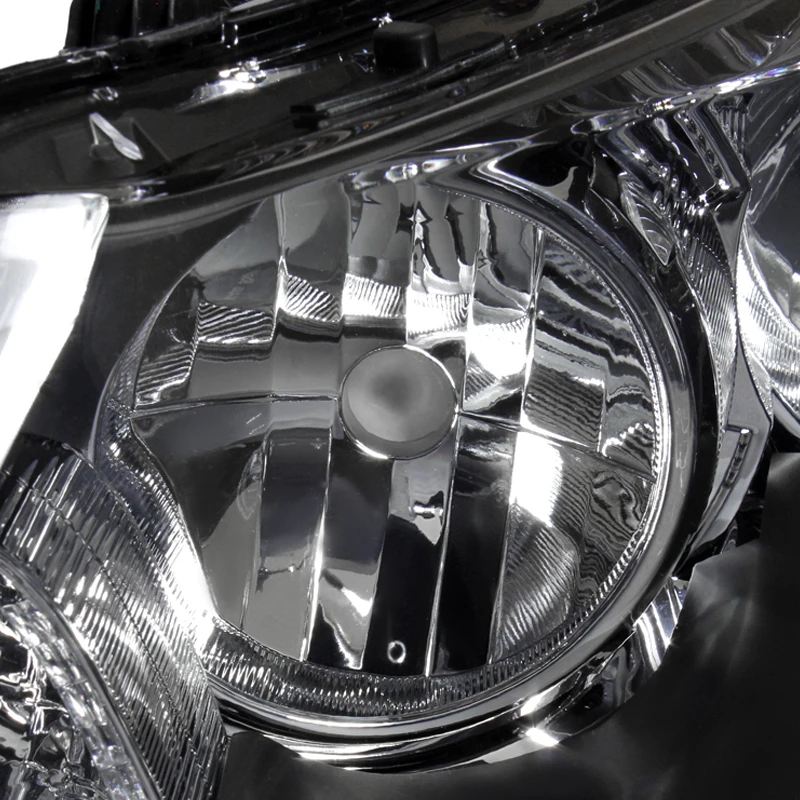 HID Combo 08-12 Honda Accord 4-Door Sedan Crystal Headlights - Black 3 HID Combo 08-12 Honda Accord 4-Door Sedan Crystal Headlights - Black - Image 3