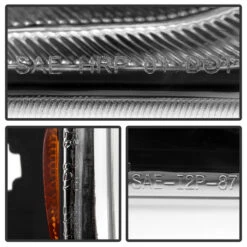 HID Combo 1987-1993 Ford Mustang 6Pcs Crystal Headlights - Black -High-Efficiency Car Light Store hid xenon 1987 1993 ford mustang 6pcs crystal headlights black 195