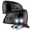 HID Combo 2000-2005 Cadillac Deville Replacement Crystal Headlights - Smoked