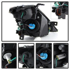 HID Combo 2003-2007 Nissan Murano [Halogen Model] Replacemetn Crystal Headlights - Chrome -High-Efficiency Car Light Store hid xenon 2003 2007 nissan murano halogen model replacemetn crystal headlights chrome 165