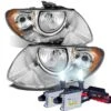HID Combo 2005-2007 Chrysler Town & Country Replacement Crystal Headlights - Chrome