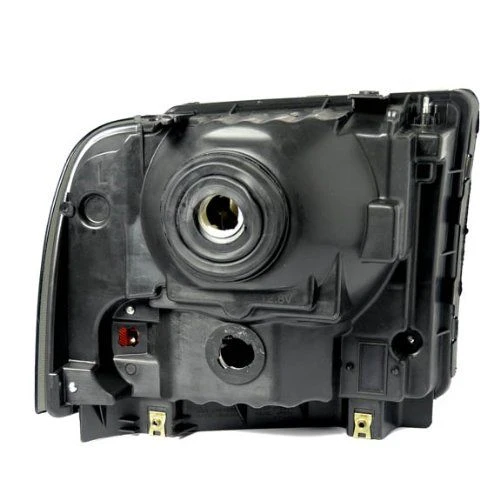 HID Combo 2005-2007 Ford F250 F350 Super Duty Crystal Replacement Headlights - Black 2 HID Combo 2005-2007 Ford F250 F350 Super Duty Crystal Replacement Headlights - Black - Image 2