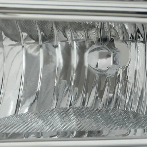 HID Combo 2005-2007 Ford F250 F350 Super Duty Crystal Replacement Headlights - Black 4 HID Combo 2005-2007 Ford F250 F350 Super Duty Crystal Replacement Headlights - Black - Image 4