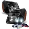 HID Combo 2005-2009 Chevy Equinox Replacement Crystal Headlights - Black