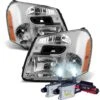 HID Combo 2005-2009 Chevy Equinox Replacement Crystal Headlights - Chrome