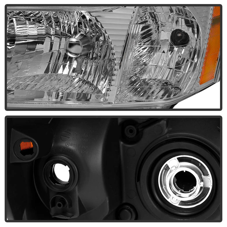 HID Combo 2005-2009 Chevy Equinox Replacement Crystal Headlights - Chrome 4 HID Combo 2005-2009 Chevy Equinox Replacement Crystal Headlights - Chrome - Image 4