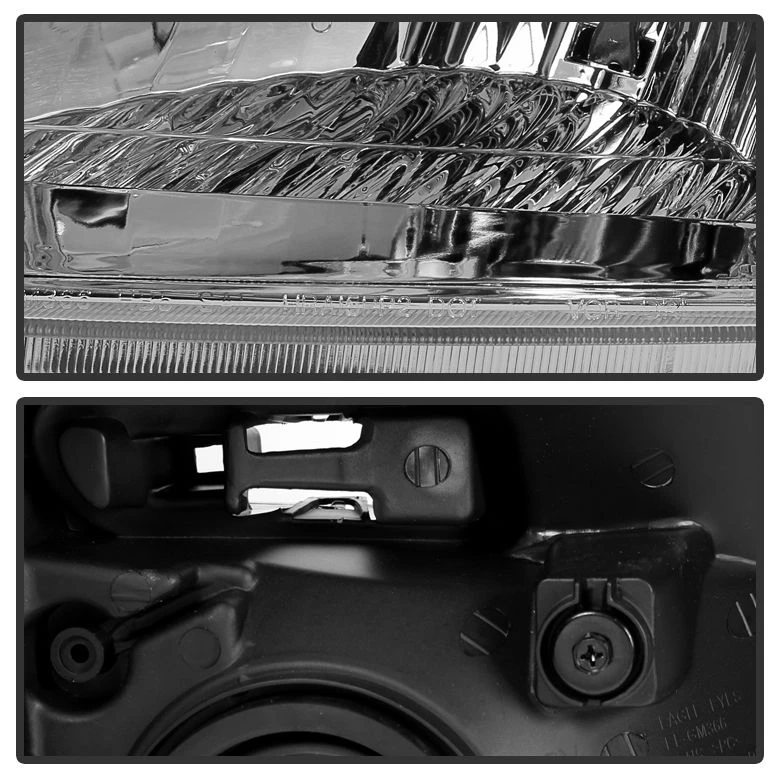 HID Combo 2005-2009 Chevy Equinox Replacement Crystal Headlights - Chrome 5 HID Combo 2005-2009 Chevy Equinox Replacement Crystal Headlights - Chrome - Image 5