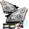 HID Combo 2010-2012 Nissan Altima 4DR Sedan OE Style Headlights - Chrome