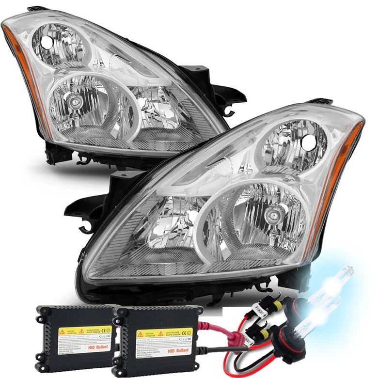 HID Combo 2010-2012 Nissan Altima 4DR Sedan OE Style Headlights - Chrome 1 HID Combo 2010-2012 Nissan Altima 4DR Sedan OE Style Headlights - Chrome