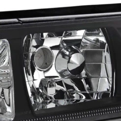 HID Combo 87-93 Ford Mustang 1-Piece Crystal Headlights - Black 11 HID Combo 87-93 Ford Mustang 1-Piece Crystal Headlights - Black -High-Efficiency Car Light Store hid xenon 87 93 ford mustang 1 piece crystal headlights black 227
