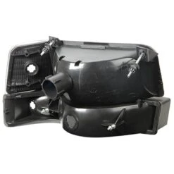 HID Combo 92-96 Ford Bronco / F150 / F250 / F350 Crystal Headlights Set - Black -High-Efficiency Car Light Store hid xenon 92 96 ford bronco f150 f250 f350 crystal headlights set black 175