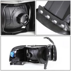 HID Combo 94-01 Dodge RAM 1500 2500 3500 OEM Style Crystal Headlights - Black 11 HID Combo 94-01 Dodge RAM 1500 2500 3500 OEM Style Crystal Headlights - Black -High-Efficiency Car Light Store hid xenon 94 01 dodge ram 1500 2500 3500 oem style crystal headlights black 166