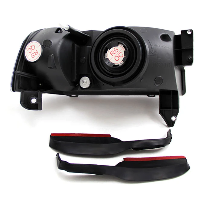 HID Combo 94-01 Dodge Ram Truck 1-Piece Crystal Headlights - Smoked 3 HID Combo 94-01 Dodge Ram Truck 1-Piece Crystal Headlights - Smoked - Image 3