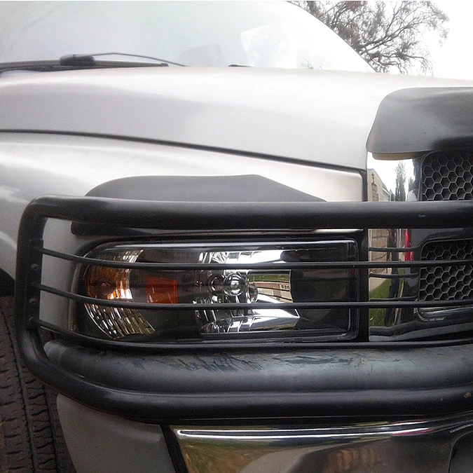 HID Combo 94-01 Dodge Ram Truck 1-Piece Crystal Headlights - Smoked 4 HID Combo 94-01 Dodge Ram Truck 1-Piece Crystal Headlights - Smoked - Image 4