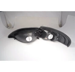 HID Combo 94-97 Ford Mustang 1-Piece Crystal Headlights - Smoked -High-Efficiency Car Light Store hid xenon 94 97 ford mustang 1 piece crystal headlights gloss black 188