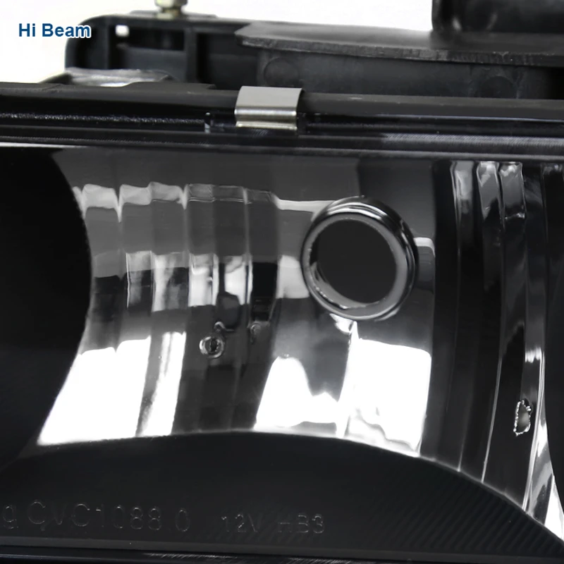 HID Combo 94-98 GMC C10 Yukon Sierra Suburban 8-Piece Headlights - Black 3 HID Combo 94-98 GMC C10 Yukon Sierra Suburban 8-Piece Headlights - Black - Image 3