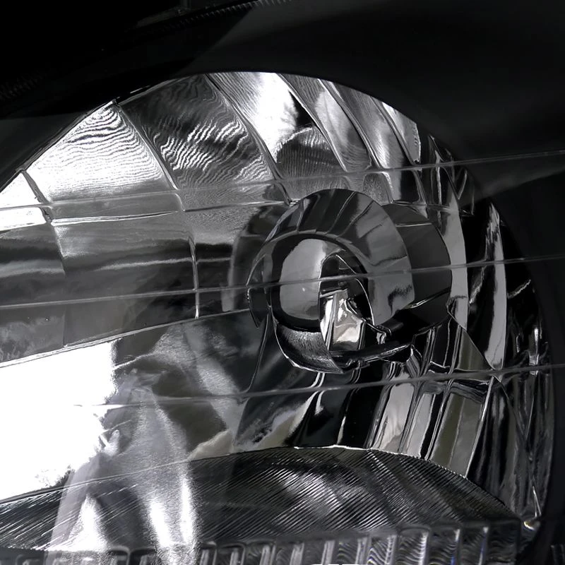 HID Combo 96-98 Honda Civic JDM Style Crystal Headlights- Black 2 HID Combo 96-98 Honda Civic JDM Style Crystal Headlights- Black - Image 2