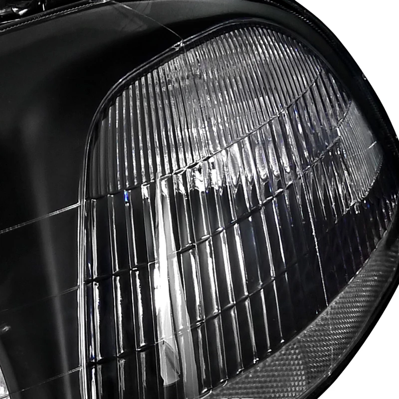HID Combo 96-98 Honda Civic JDM Style Crystal Headlights- Black 3 HID Combo 96-98 Honda Civic JDM Style Crystal Headlights- Black - Image 3