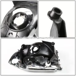 HID Combo 97-03 Dakota / Durango Crystal Headlights - Chrome 12 HID Combo 97-03 Dakota / Durango Crystal Headlights - Chrome -High-Efficiency Car Light Store hid xenon 97 03 dakota durango crystal headlights chrome 218