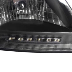 HID Combo 97-03 Ford F150 / Expedition LED Strip Crystal Headlights With Corner Lens - Black 12 HID Combo 97-03 Ford F150 / Expedition LED Strip Crystal Headlights With Corner Lens - Black -High-Efficiency Car Light Store hid xenon 97 03 ford f150 expedition led strip crystal headlights with corner lens black 172