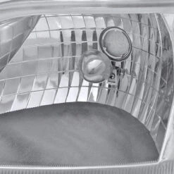 HID Combo 97-03 Ford F150 / Expedition LED Strip Crystal Headlights With Corner Lens - Chrome -High-Efficiency Car Light Store hid xenon 97 03 ford f150 expedition led strip crystal headlights with corner lens chrome 181