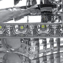 HID Combo 97-04 Dodge Dakota / Durango LED 1-Piece Crystal Headlights - Chrome -High-Efficiency Car Light Store hid xenon 97 04 dodge dakota durango led 1 piece crystal headlights chrome 175