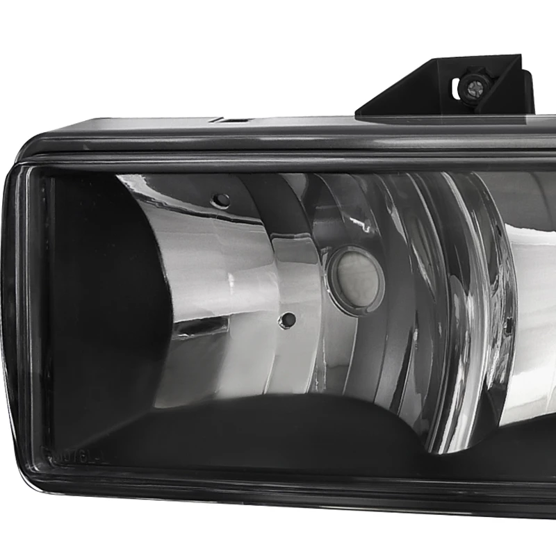 HID Combo 98-04 Chevy S10 Pickup / Blazer Crystal Headlights + LED Bumper Parking Lights - Black 5 HID Combo 98-04 Chevy S10 Pickup / Blazer Crystal Headlights + LED Bumper Parking Lights - Black - Image 5