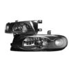 Nissan Altima 93-97 Crystal Headlights - Black