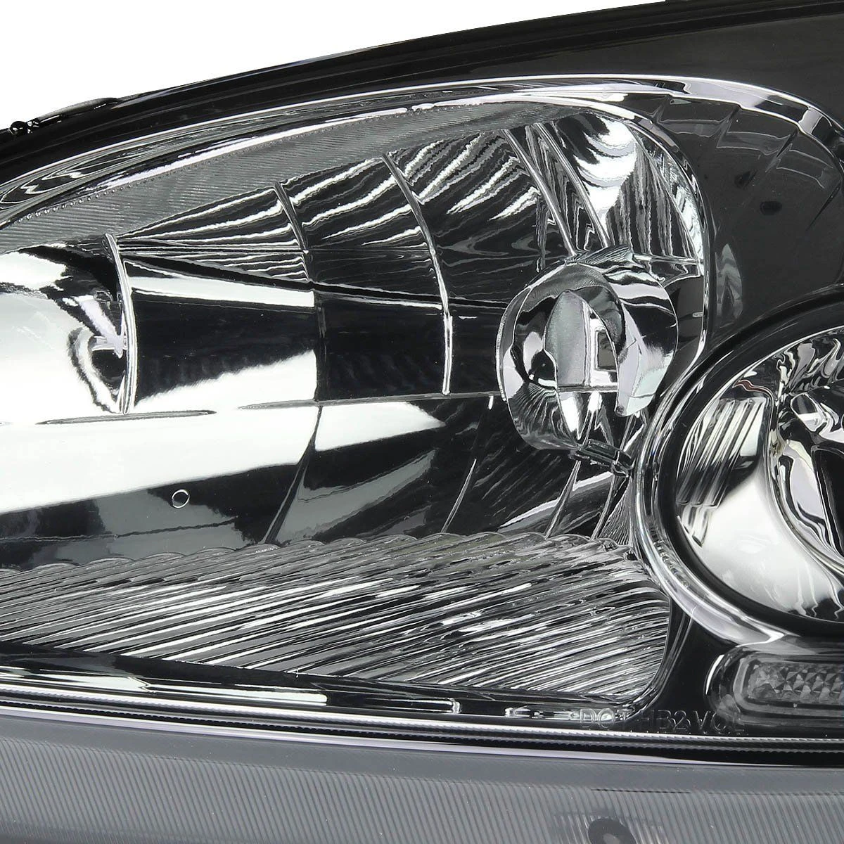 2001-2003 Honda Civic Replacement Crystal Headlights - Smoked 2 2001-2003 Honda Civic Replacement Crystal Headlights - Smoked - Image 2