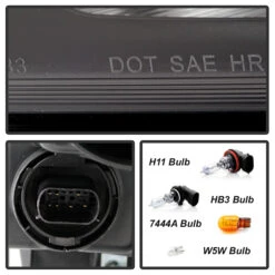 2019-2022 Dodge RAM [Halogen] Replacement Headlights|Black Bezel|Passenger Side -High-Efficiency Car Light Store spyder 19 20 dodge ram halogen replacement headlights black bezel passenger side 69