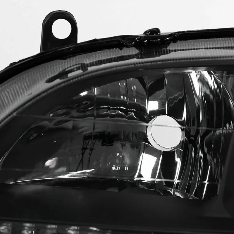 1998-2002 Honda Accord Replacement Crystal Headlights - Black 3 1998-2002 Honda Accord Replacement Crystal Headlights - Black - Image 3