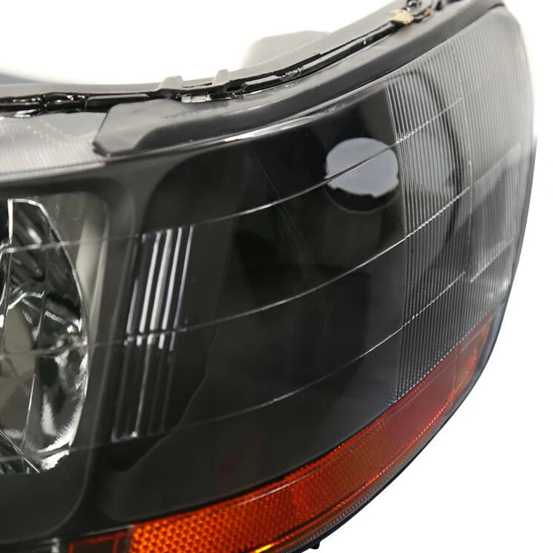 1998-2002 Honda Accord Replacement Crystal Headlights - Black 4 1998-2002 Honda Accord Replacement Crystal Headlights - Black - Image 4