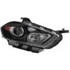 Dodge Dart 13-15 Hid Models Only (Not Fit Halogen Model ) Passenger Side Projector Headlight -OEM Right - Black