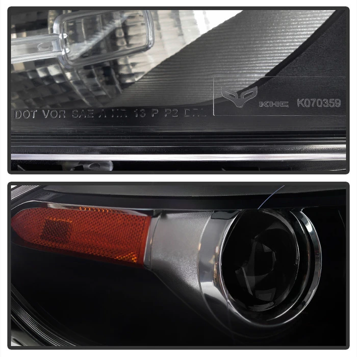 Dodge Dart 13-15 Hid Models Only (Not Fit Halogen Model ) Passenger Side Projector Headlight -OEM Right - Black 3 Dodge Dart 13-15 Hid Models Only (Not Fit Halogen Model ) Passenger Side Projector Headlight -OEM Right - Black - Image 3