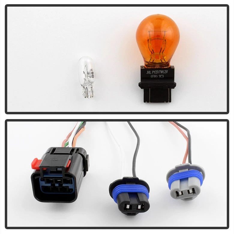 Jeep Grand Cherokee 08-10 Halogen Model Only ( Don_t Fit HID Models )OEM Style Headlights - Black 4 Jeep Grand Cherokee 08-10 Halogen Model Only ( Don_t Fit HID Models )OEM Style Headlights - Black - Image 4