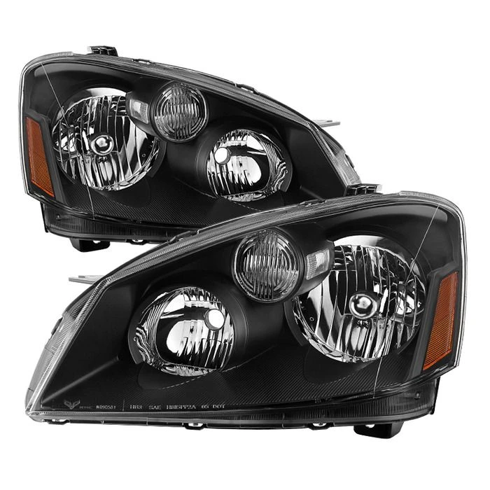 Nissan Altima 05-06 Halogen Model Only ( Does Not Fit HID Model ) OEM Style Black Bezel Headlights 1 Nissan Altima 05-06 Halogen Model Only ( Does Not Fit HID Model ) OEM Style Black Bezel Headlights
