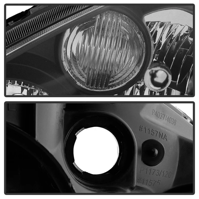 Nissan Altima 05-06 Halogen Model Only ( Does Not Fit HID Model ) OEM Style Black Bezel Headlights 5 Nissan Altima 05-06 Halogen Model Only ( Does Not Fit HID Model ) OEM Style Black Bezel Headlights - Image 5