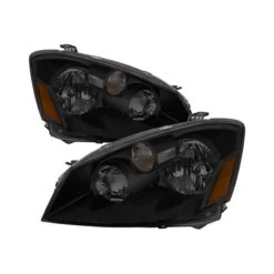 Nissan Altima 05-06 HID Model Only ( Does Not Fit SE-R Model ) OEM Style Headlights - Black Smoked