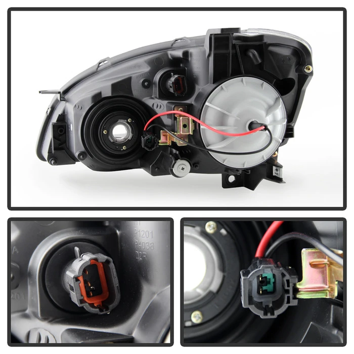 Nissan Altima 05-06 Halogen Model Only ( Does Not Fit HID Model ) OEM Style Headlights - Black 3 Nissan Altima 05-06 Halogen Model Only ( Does Not Fit HID Model ) OEM Style Headlights - Black - Image 3